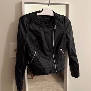 Zara faux leather jacket